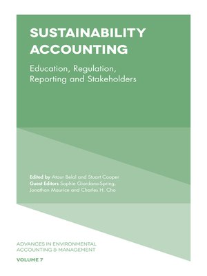 cover image of Advances in Environmental Accounting & Management, Volume 7